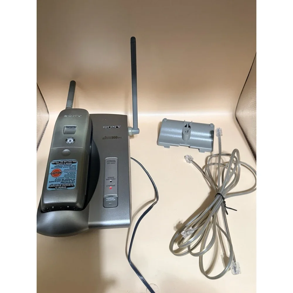 Sony SPP-S9001 High Power Digital 900mhz Cordless Phone Used Open Box